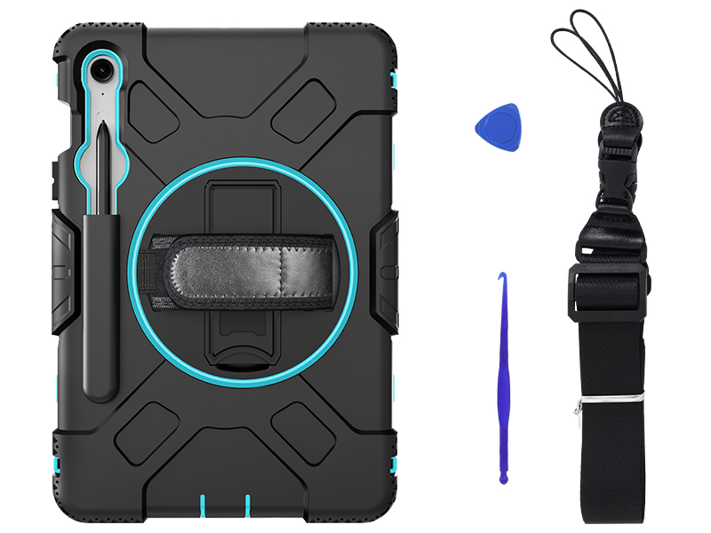 Hülle für Samsung Galaxy Tab S9 FE 3-Schichte Stoßfeste Hülle für Galaxy Tab S9 FE 10.9 Zoll