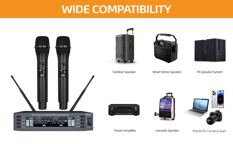 wireless microphone compatibility devices