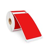 enKo 6-Rolls (1800 Labels) RED Compatible for Dymo 30256