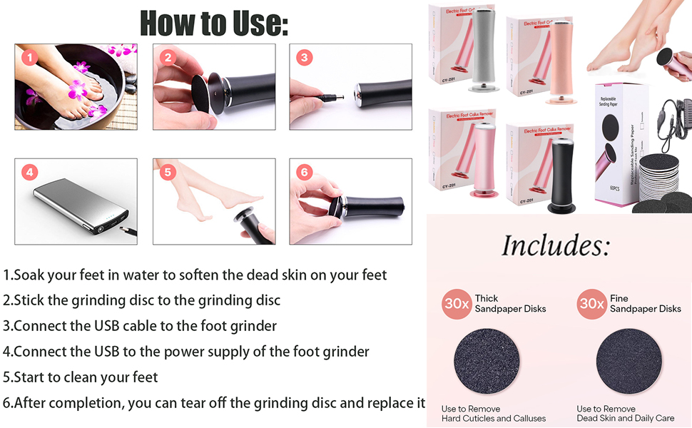 electric foot callus remover