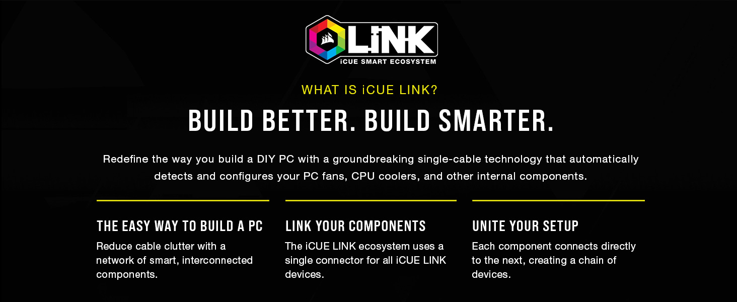 iCUE LINK, icue system hub, fan controller, rgb controller, fan speed controller