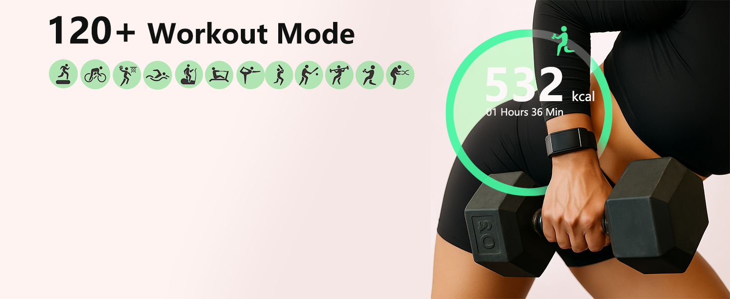 120 modes fitness tracker
