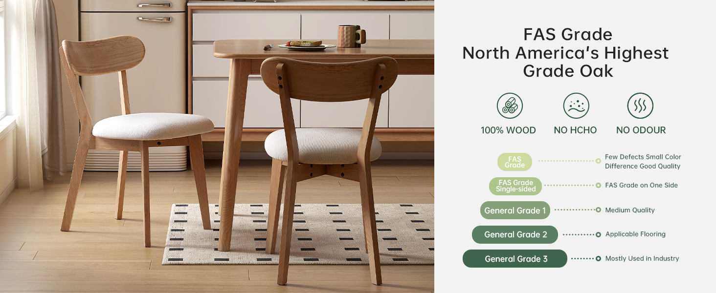 oak dining chairs