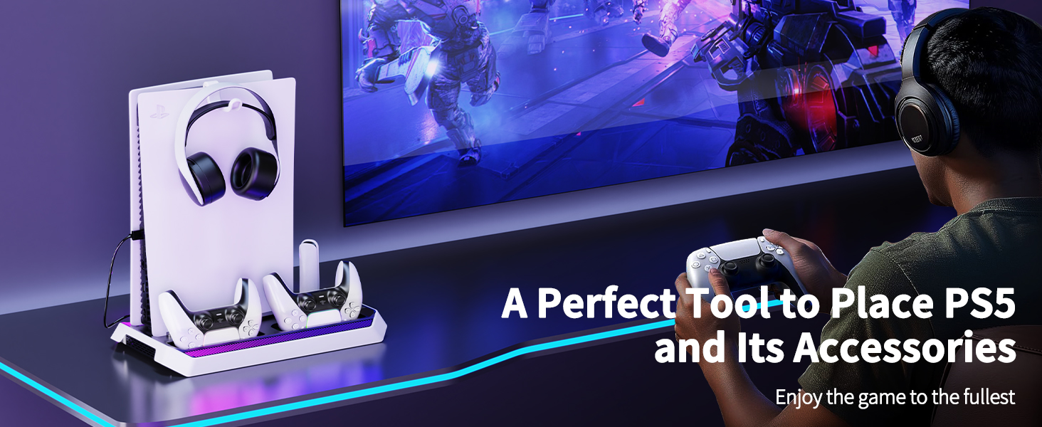 cooling station for ps5 console