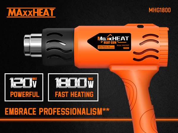 まーPREMIUM RELEASE WARM & COOL GUN Heat Vinyl Shrink Gun Kit- 650W Portable Digital LED Display