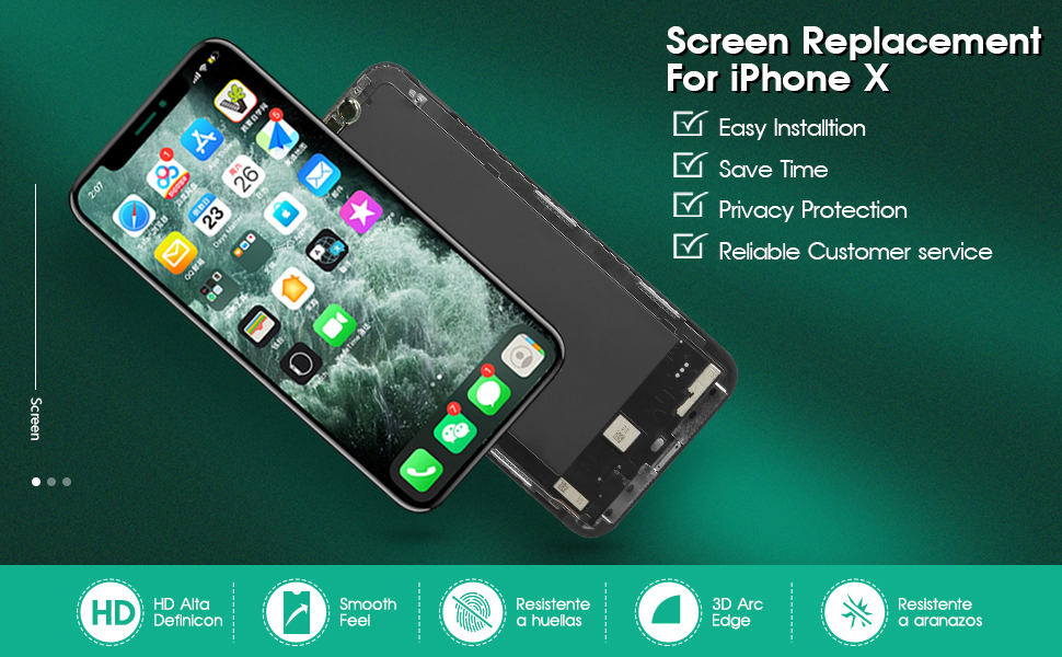 Amazon.com: for iPhone X Screen Replacement for iPhone X LCD
