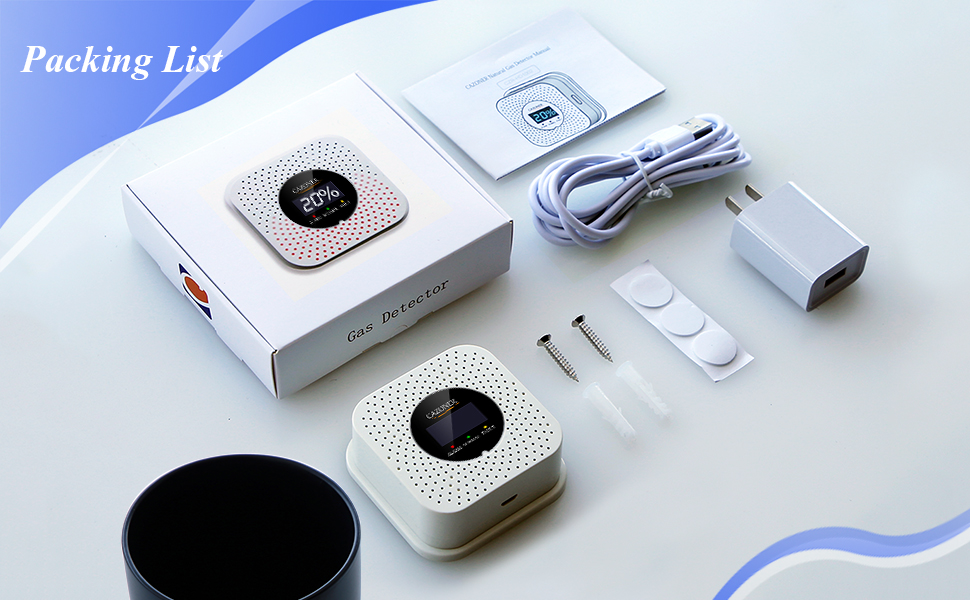 Cazoner Natural Gas Detector and Propane Alarm