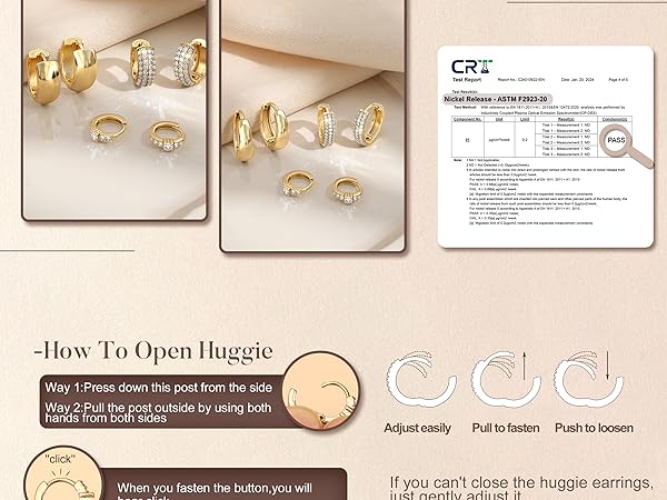 chunky gold earrings