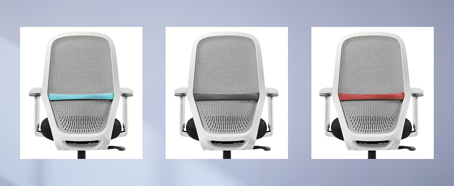 Green Soul® Eva Office Chair, Mid Back Mesh Ergonomic Computer, Desk