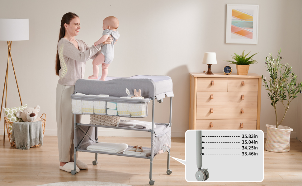 cholena baby folding portable changing table