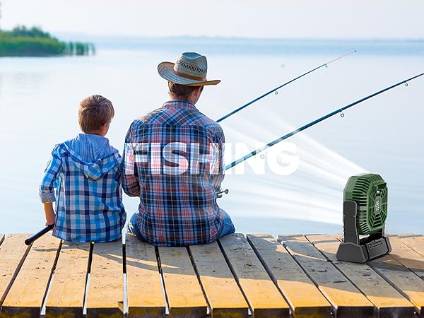 camping fan for fishing