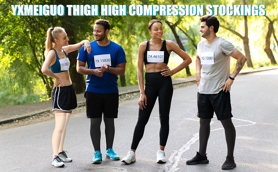 Thigh High Compression Stockings 