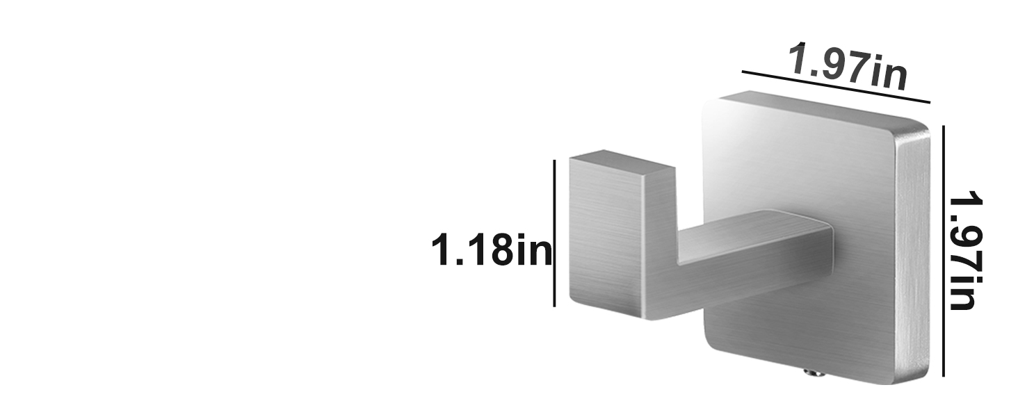 4 pcs robe hooks