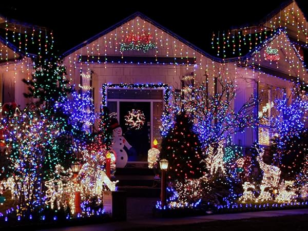 レア！ チップとデール LEDライト Happy Holidays MZD8391 Upgraded 66FT 200 LEDs Christmas String Lights