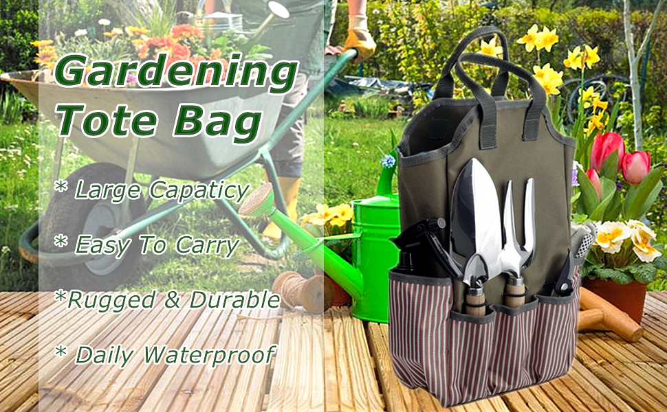 Garden Tool Bag Large Garden Tote Bag Multipurpose Tool