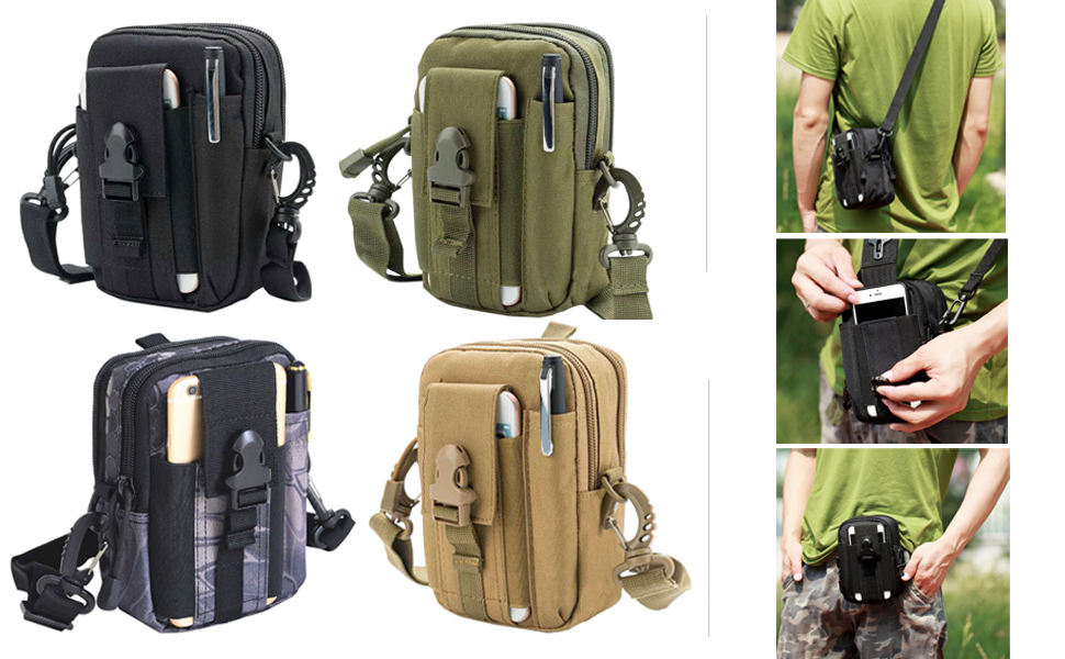 ZhaoCo MultiPurpose Poly Tool Holder, Tactical Molle EDC Pouch with