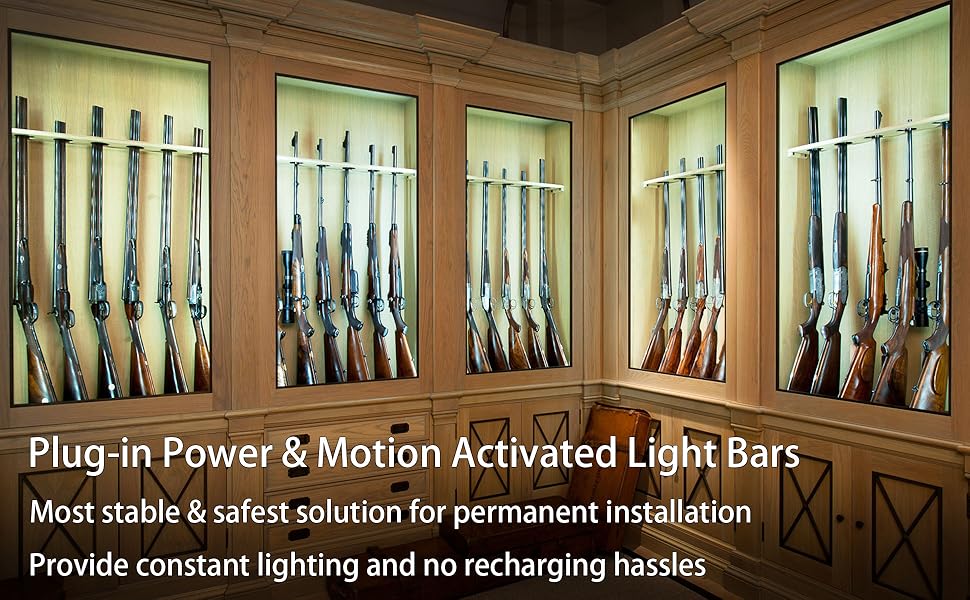 CULAVON Motion Sensor Activated Under Cabinet Lights, Plug in