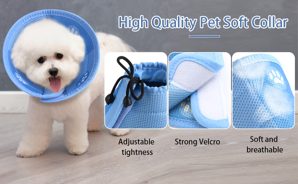 Jaxbo Soft Cat E Collar，Cat Recovery Collar，Adjustable Cat