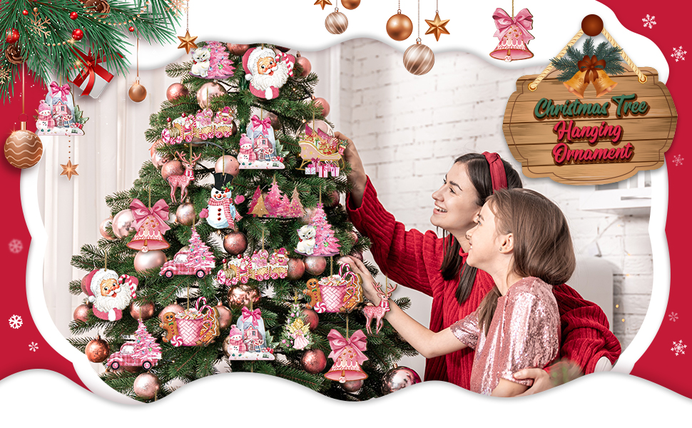 家具 Wooden Ornament Amazon.com: 40 Pieces Christmas Wooden Ornaments Mini