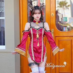 Amazon.co.jp: [Malymoon] 虎チャイナ 五木あきら コラボ