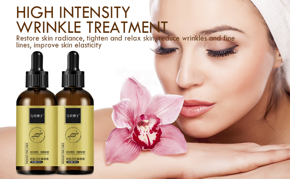 anti-wrinkle firming serum, wrinkles lifting and firming essence, anti aging face serum