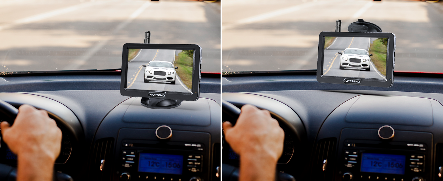 VASTEND Wireless Backup Camera for Trucks 5 Inch,HD 1080P Back Up Camera System for