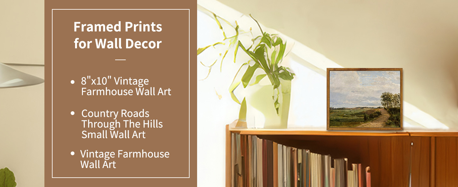 ZSTCYY77 Framed Prints for Wall Decor Vintage Farmhouse