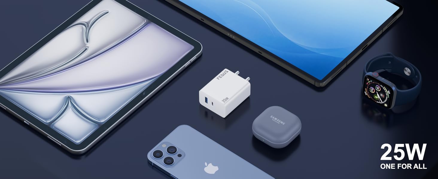 Fast Charging 25W USB-C Charger for Galaxy