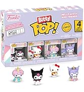 Funko Pop! Bitty: Sanrio - Kuromi, Hello Kitty (Ice Cream), My Melody (Unicorn Party), and Chase ...