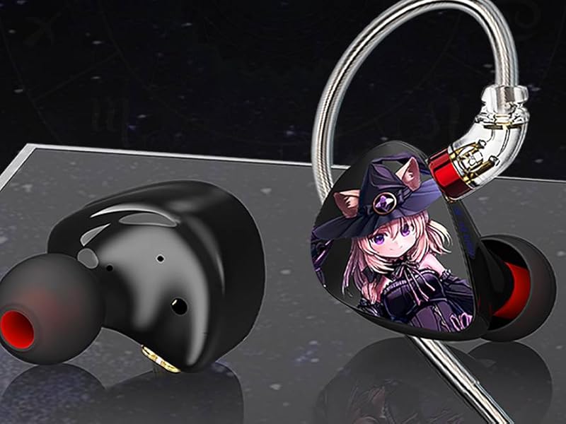 イヤホン CVJ ARIA Night Elf CVJ Night Elf」 両面キャラ絵の攻めすぎデザインに10mm+6mm複合