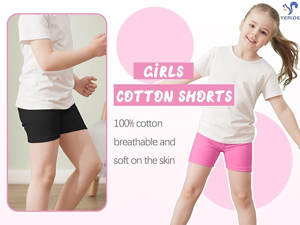 Amazon.com: YERIOK 4 Pack Cotton Toddler Girls Shorts