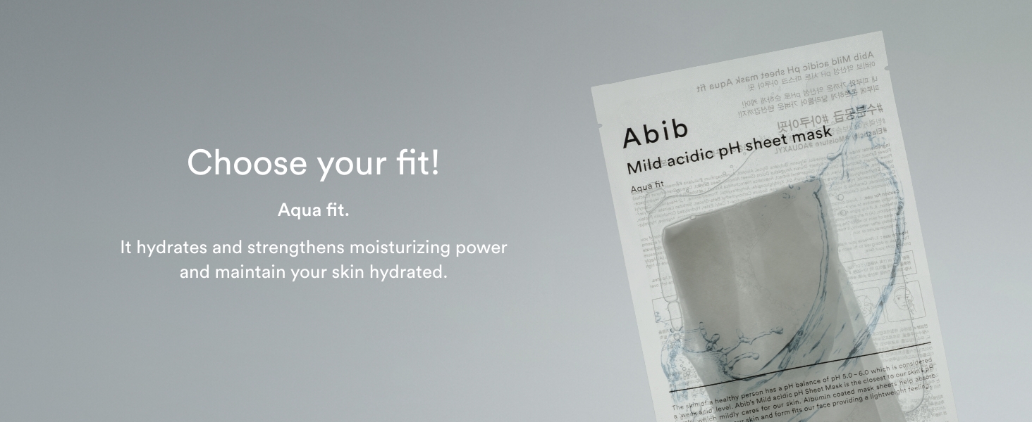 abib aqua fit mask