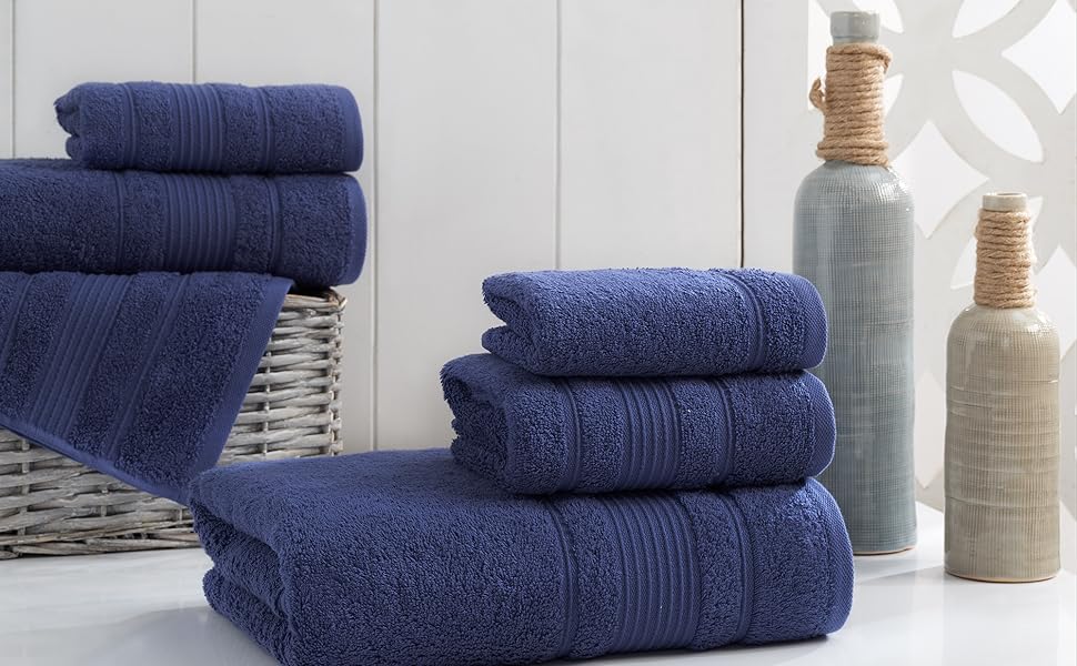 専用！イエローセット Amazon.com: Qute Home 4-Piece Washcloths Towels Set, 100