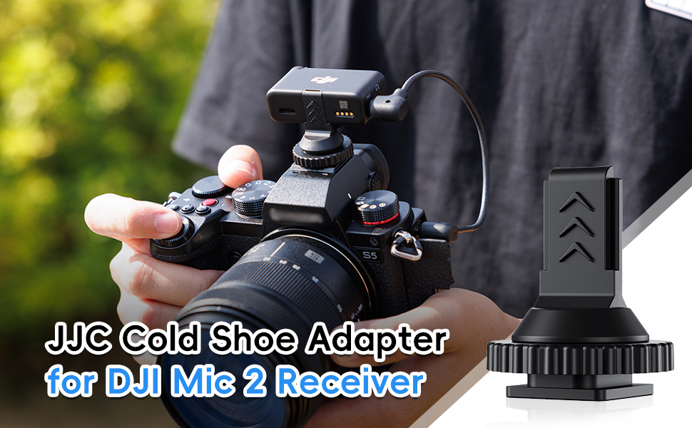 Amazon.com : JJC Cold Shoe Mount Adapter for DJI Mic 2 with