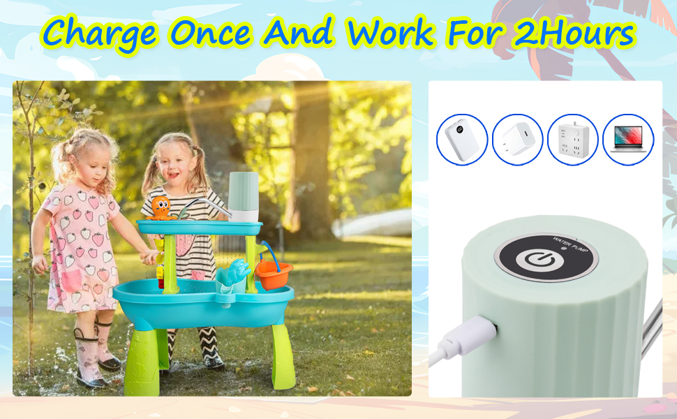 New Upgraded Water Pump for Water Table, Water Table Pump for Kids and Toddlers