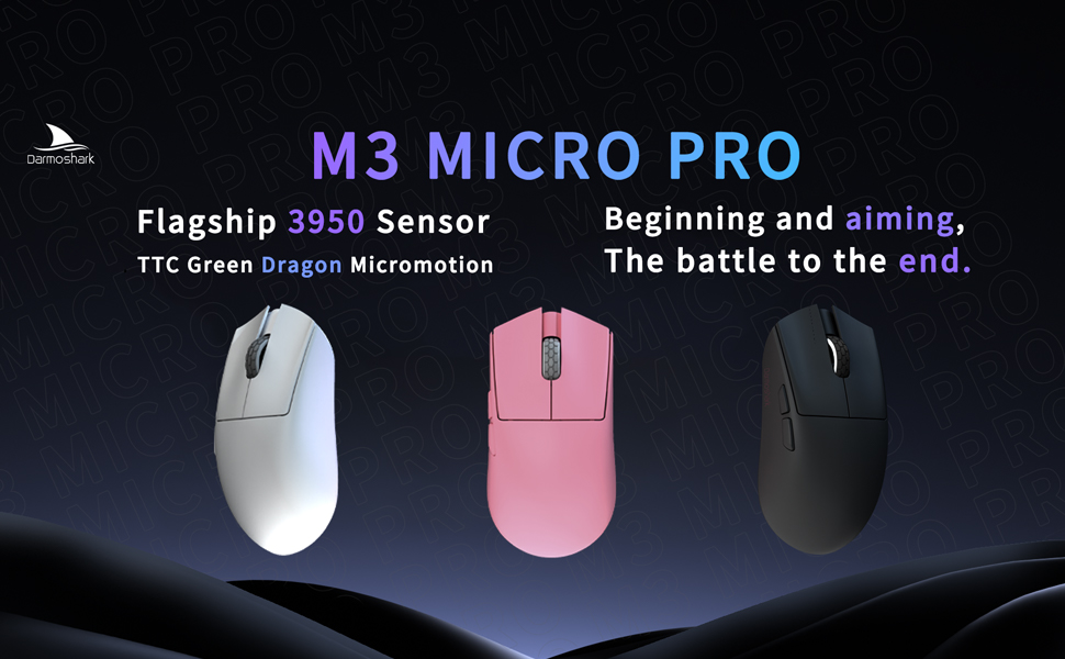 Amazon.com: Darmoshark M3microPRO Mini Wireless Gaming Mouse