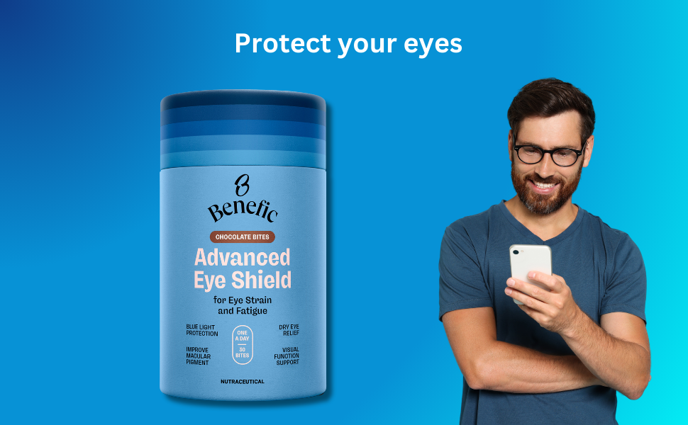 Benefic Advanced Eye Shield Chocolate Bites 30 Days Pack Lutein