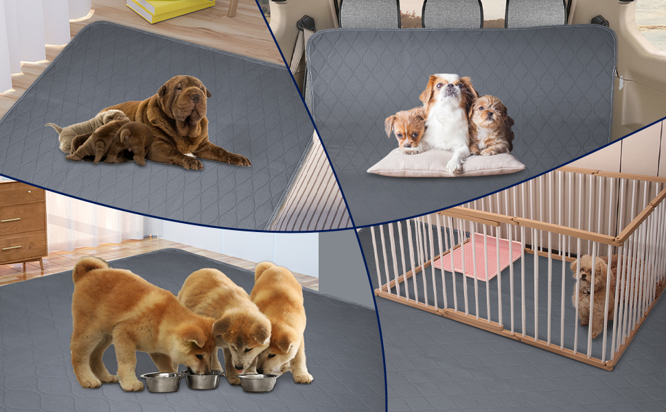 Washable Pee Pads for Dogs 2 Pack Dog Pee Pads Extra Large Absorbent