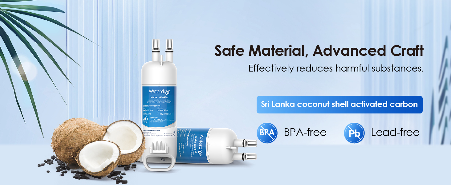 Waterdrop WDF38 Replacement for W10295370A, Everydrop