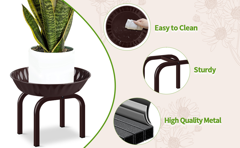 OugeWood Metal Plant Stand Indoor, Plant Stands For Plants