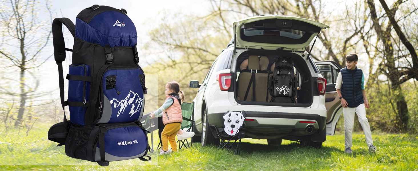 90L Hiking backpack