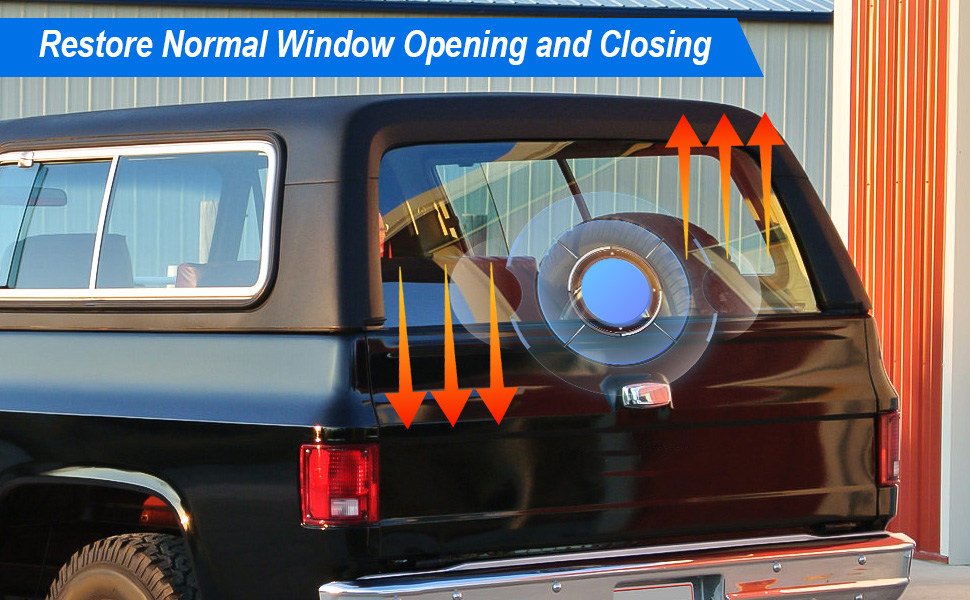 QLZOZB Tailgate Window Regulator Cable Replace 15646923 Fit