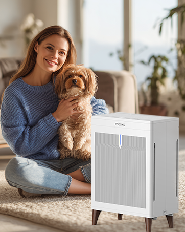 MOOKA HEPA Air Purifier for Home Pets Air Purifiers for Bedroom