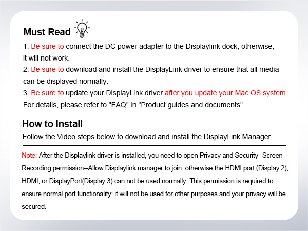 Displaylink docking station