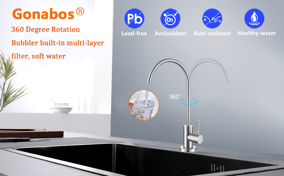 Drinking Water Faucet for Kitchen,100 LeadFree Reverse Osmosis Faucet
