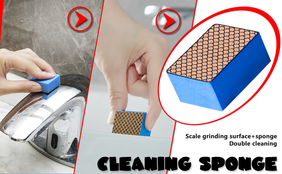Magic Eraser Sponge for Cleaning Mirror Glass Metal Water