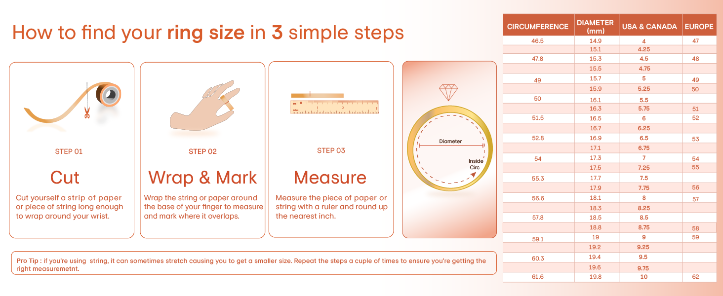size guide gold
