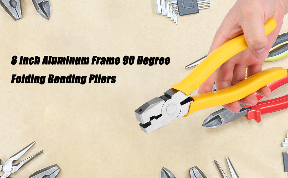 90 Degree Folding Curved Pliers