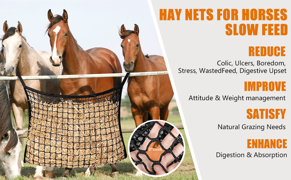 hay slow feed nets 