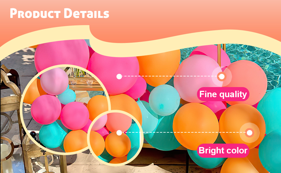 hawaiian balloon arch kit